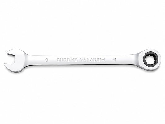 9mm Ratcheting Chrome Vanadium Combination Wrench CRV Metric Hand Tool