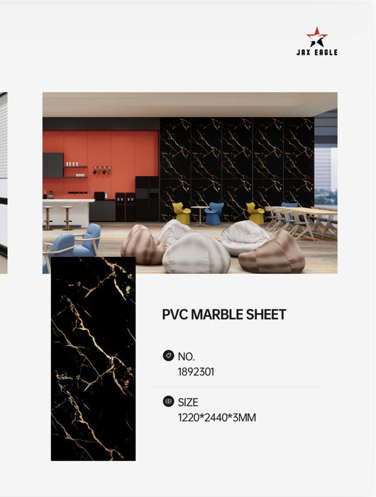 PVC Marble Sheet (Grey Office)