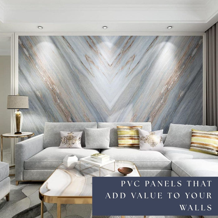 4/8FT 3D PVC Marble Wall Panels - BLD-082