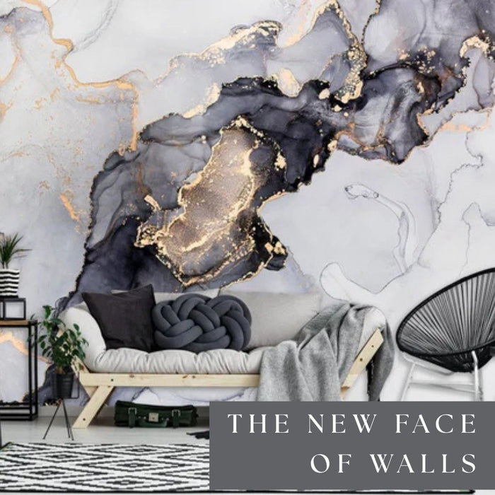 4/8FT 3D PVC Marble Wall Panels - BLD-1137