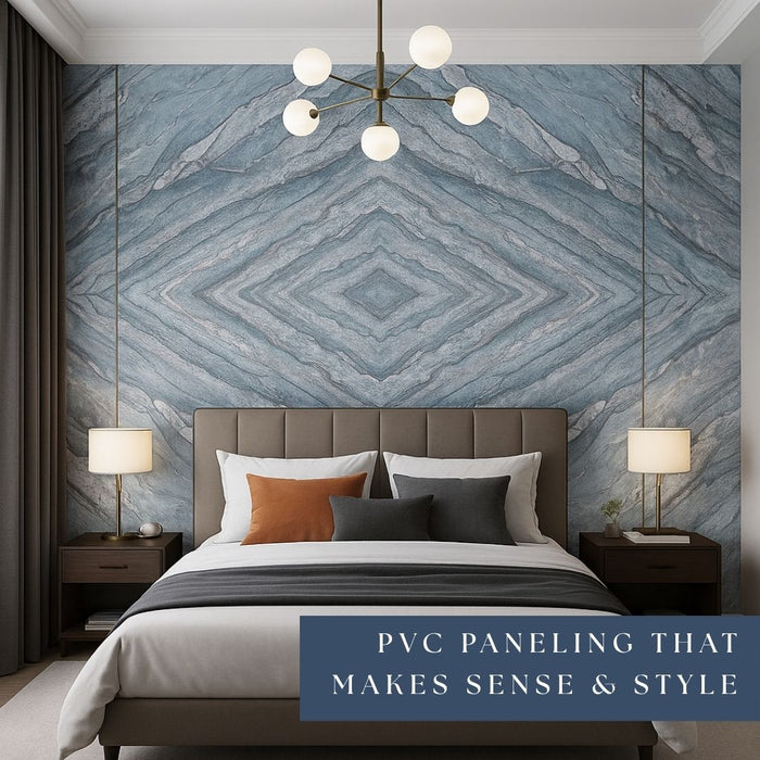 4/8FT 3D PVC Marble Wall Panels - BLD-1026