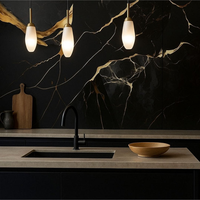 2/10FT Waterproof Wood Grain UV Marble Sheet Wall Panel for Home Decoration - DY2427