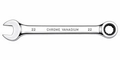 25mm Ratcheting Chrome Vanadium Combination Wrench CRV Metric Hand Tool