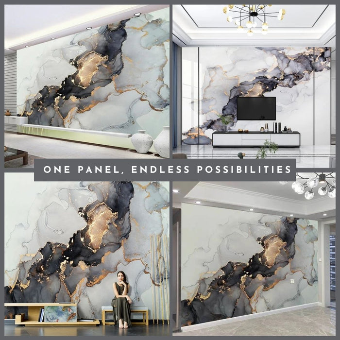 4/8FT 3D PVC Marble Wall Panels - BLD-1137