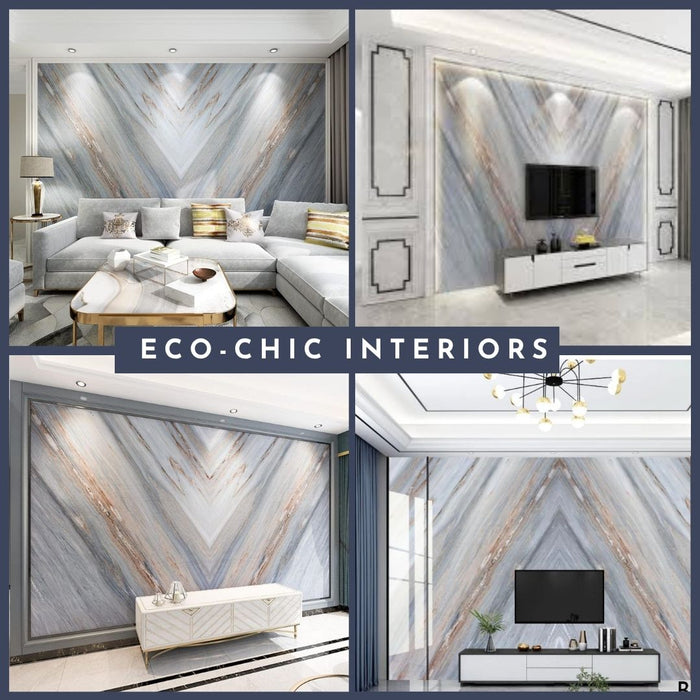 4/8FT 3D PVC Marble Wall Panels - BLD-082