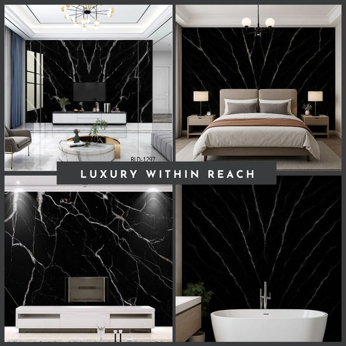 4/8FT 3D PVC Marble Wall Panels - BLD-1297