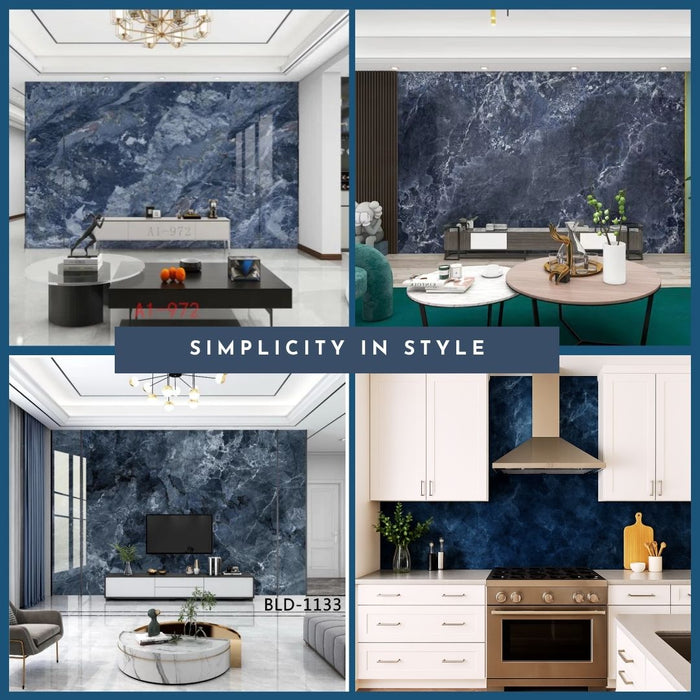 4/8FT 3D PVC Marble Wall Panels - BLD-1133