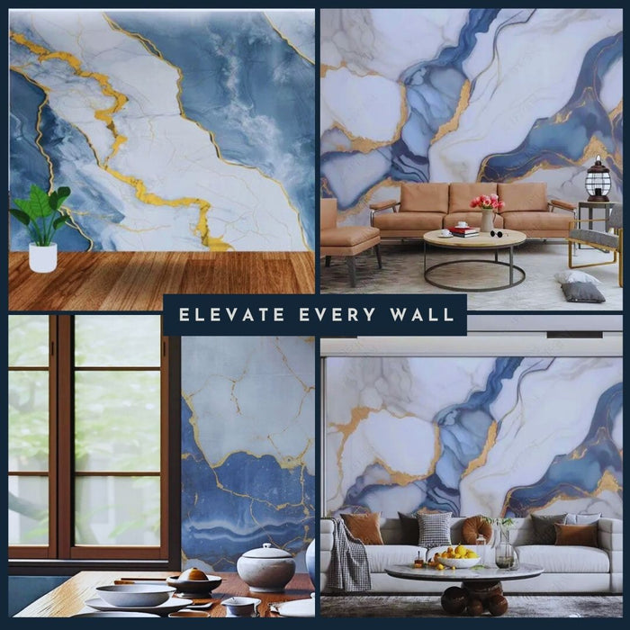 2/10FT Waterproof Wood Grain UV Marble Sheet Wall Panel for Home Decoration - DY2443