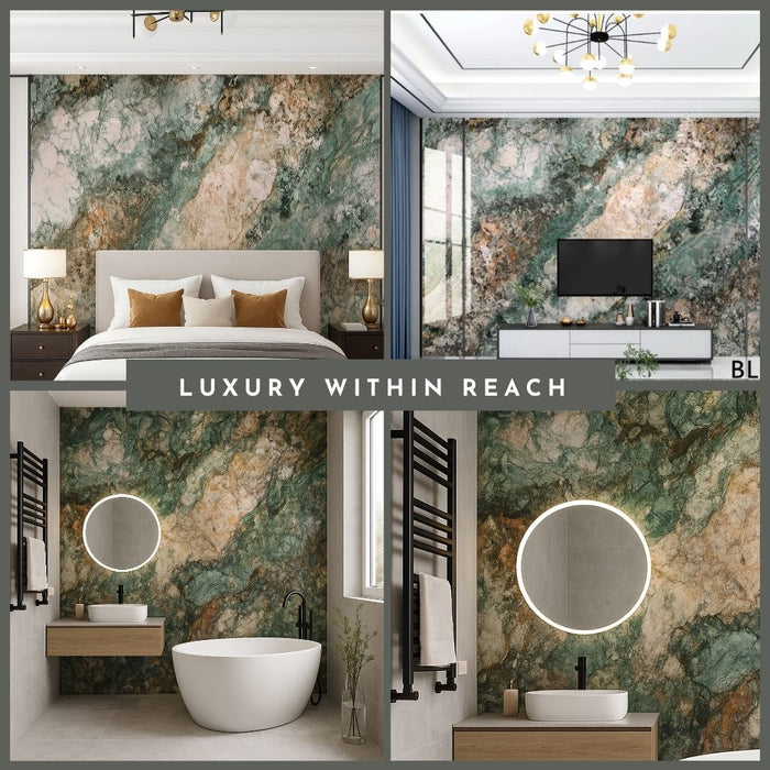 4/8FT 3D PVC Marble Wall Panels - BLD-602