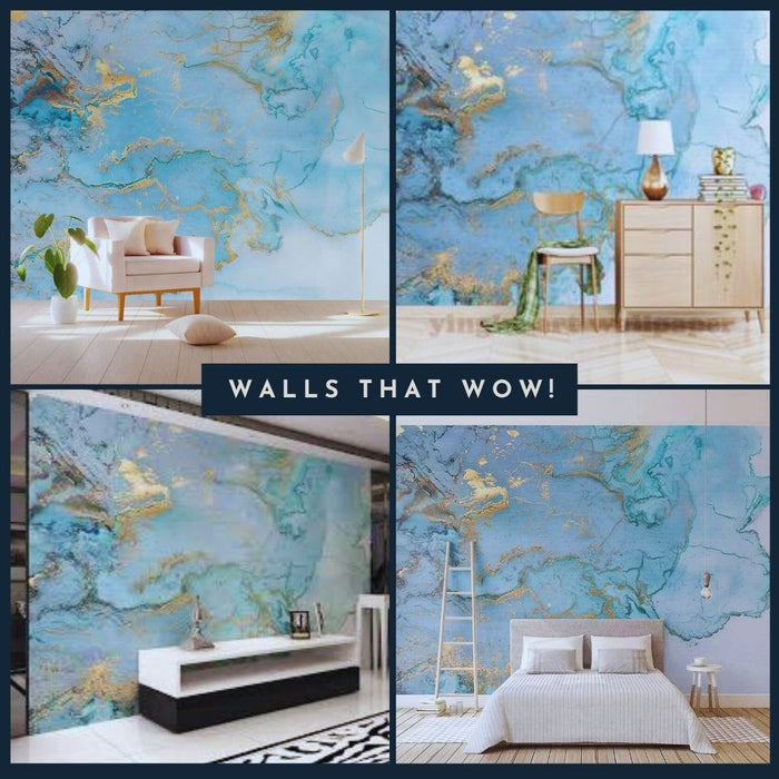 2/10FT Waterproof Wood Grain UV Marble Sheet Wall Panel for Home Decoration - LJ24815T