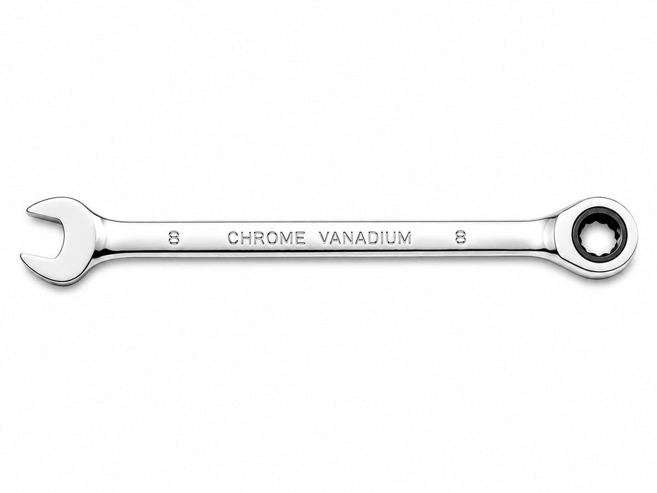 Ratcheting Chrome Vanadium 8mm Metric Combination Wrench CRV Hand Tool