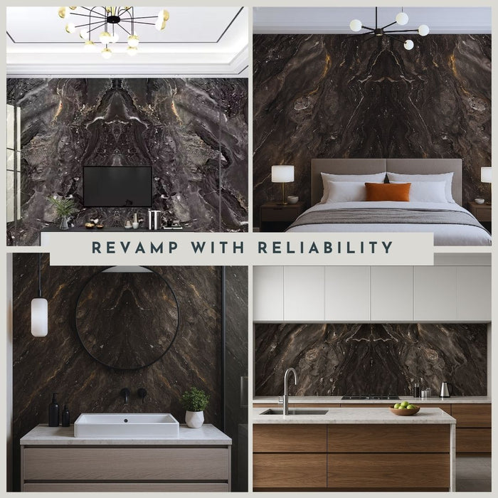 4/8FT 3D PVC Marble Wall Panels - BLD-1257