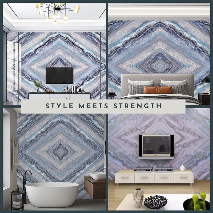 4/8FT 3D PVC Marble Wall Panels - BLD-181