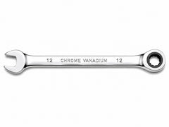 12mm Ratcheting Combination Wrench CRV Chrome Vanadium Metric Hand Tool