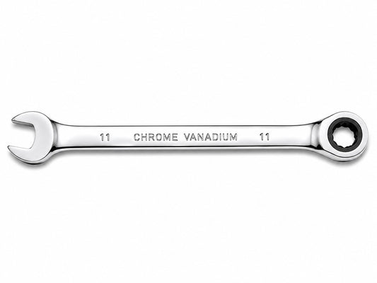 11mm Ratcheting Chrome Vanadium Combination Wrench Metric Hand Tool
