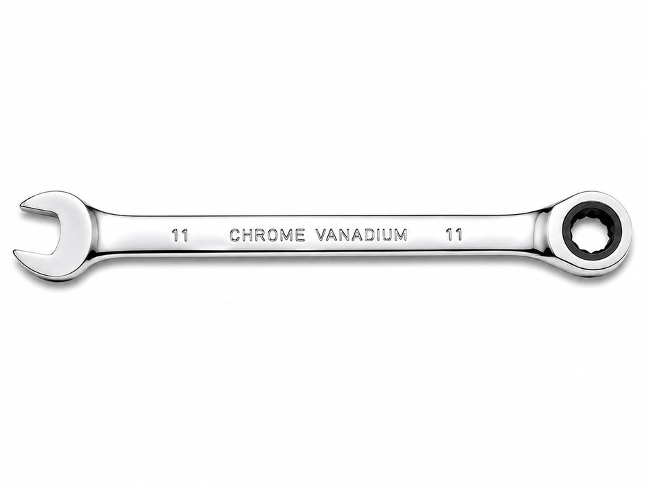 11mm Ratcheting Chrome Vanadium Combination Wrench Metric Hand Tool