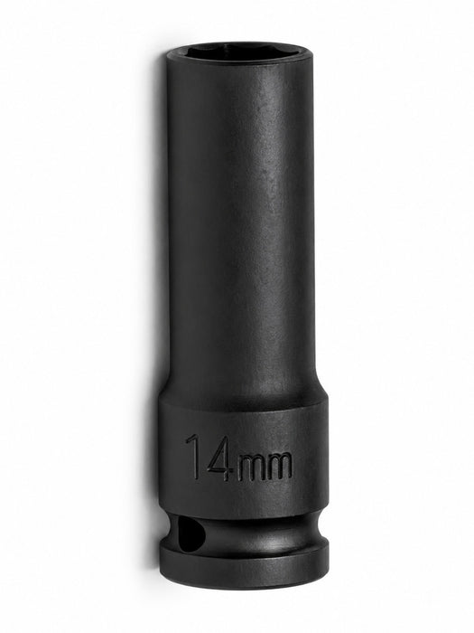14mm Deep Impact Socket Half Inch Drive CRMO Heavy Duty 6 Point