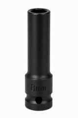 8mm 1/2" Drive Deep Impact Socket – 6-Point CR-MO Steel