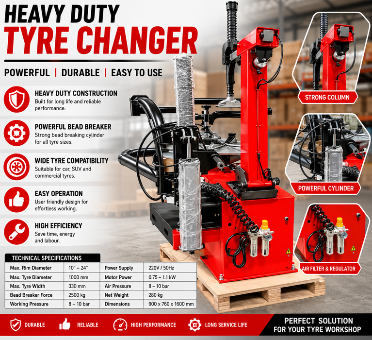 JAX EAGLE 996 Heavy-Duty Tire Changer