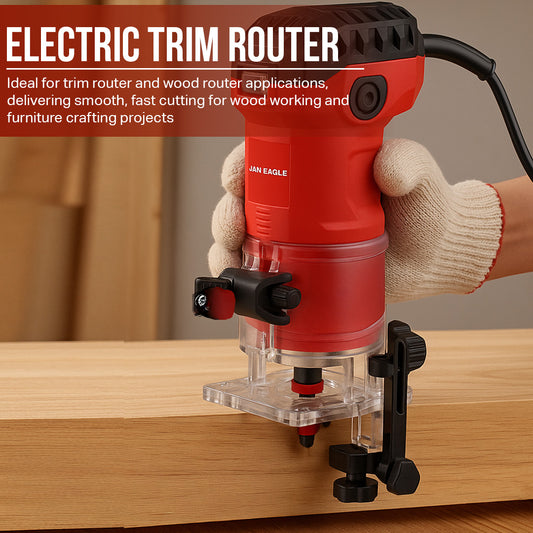 WT635M Router Tool 580W High-Speed Wood Router 32,000 RPM Electric Trim Router Compact Palm Router Plunge Router for Woodworking Edge