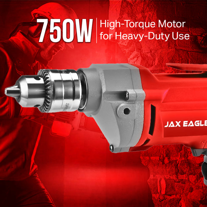 Electric Drill - ED1100 Heavy-Duty Corded Power Drill for Wood, Metal & Masonry
