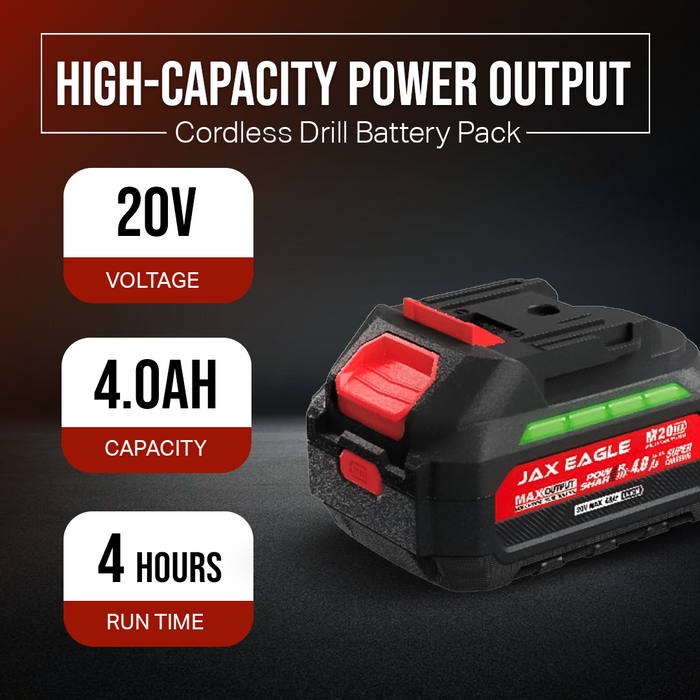 MT1840 20V 4.0Ah Lithium-Ion Battery Pack