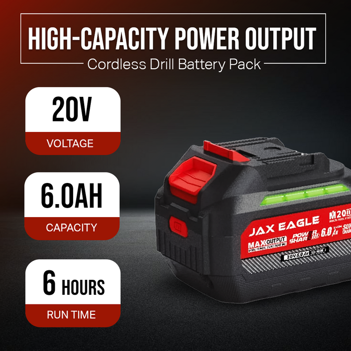 MT1860 20V 6.0Ah Lithium-Ion Battery Pack