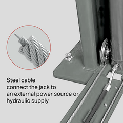 JAXEAGLE 2 Post Automotive Car Lift, 8500 lbs Capacity, 110V 60HZ Powerful Motor with Single Point Lock Release
