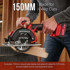 20V Cordless Circular Saw with Brushless Motor and Precision Laser Guide - CS05BL