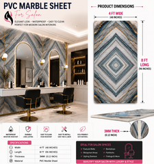 4 × 8 FT 3D PVC Marble Wall Panels - BLD-1065