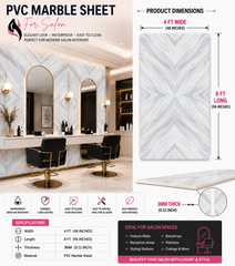 4 ×8 FT 3D PVC Marble Wall Panel– Waterproof Interior Decorative Panel- BLD-776