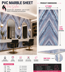4 × 8 FT 3D PVC Marble Wall Panels - BLD-946