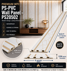 6 × 114.17 inches PS-PVC Wall Panel – PS20502