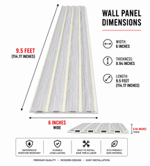 6 × 114.17 inches PS-PVC Wall Panel – PS15203