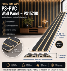 6 × 114.17 inches PS-PVCWall Panel – PS15208