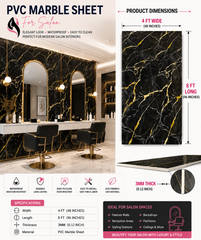 4 × 8 FT Waterproof Wood Grain UV Marble Sheet Wall Panel for Home Decoration - LJ24823T