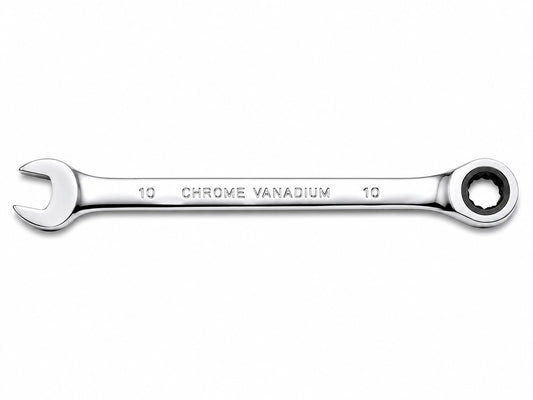 10mm Ratcheting Chrome Vanadium Combination Wrench CRV Metric Hand Tool