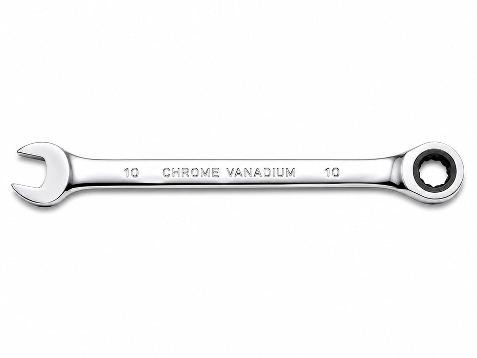 10mm Ratcheting Chrome Vanadium Combination Wrench CRV Metric Hand Tool