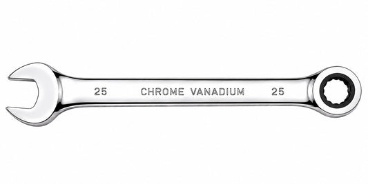27mm Ratcheting Combination Wrench CRV Chrome Vanadium Metric Hand Tool