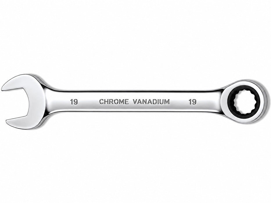 19mm Metric CRV Hand Tool Ratcheting Chrome Vanadium Combination Wrench