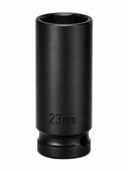 23mm 1/2" Drive Deep Impact Socket – 6-Point CR-MO Steel