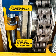 Two-Post Car Lift 4000kg 110V Auto Lift Heavy Duty Vehicle Hoist